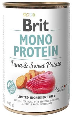 Вологий корм Brit Mono Protein Tuna & Sweet Potato консерва з тунцем та бататом для собак