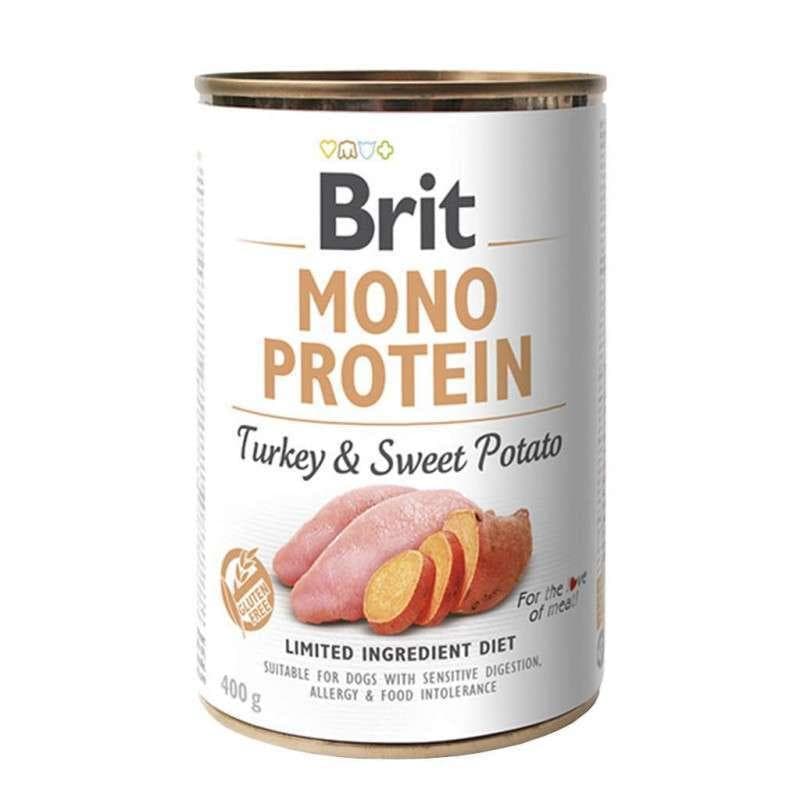 Вологий корм Brit Mono Protein Turkey & Sweet Potato консерва з індичкою і солодкою картоплею