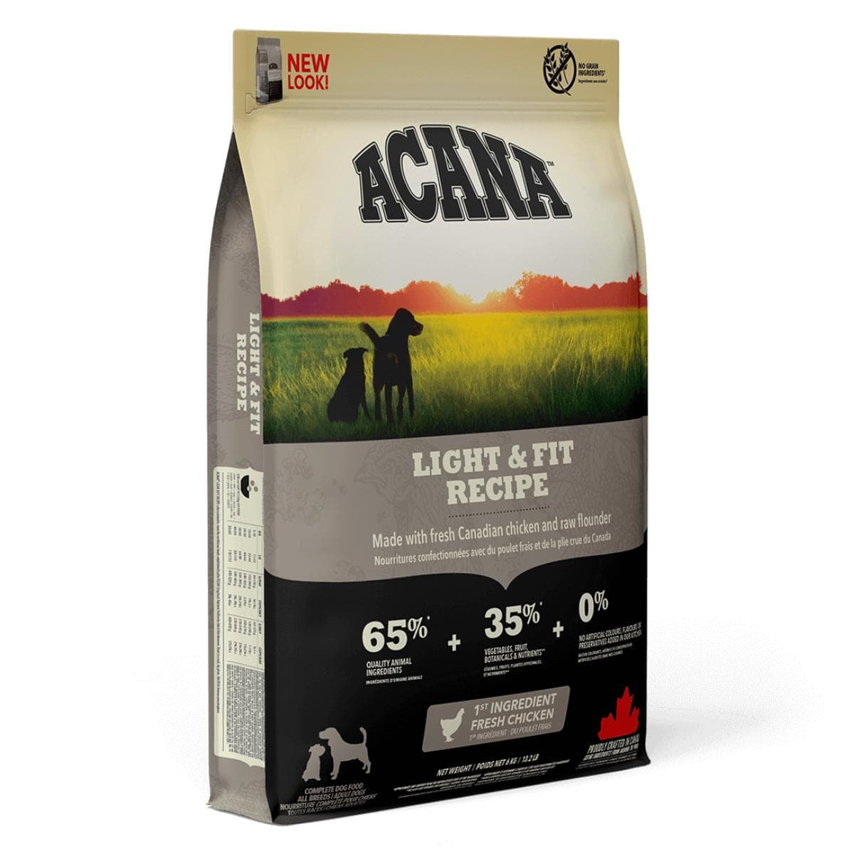 НА ВАГУ Сухий корм Acana Light & Fit Recipe беззерновий для собак