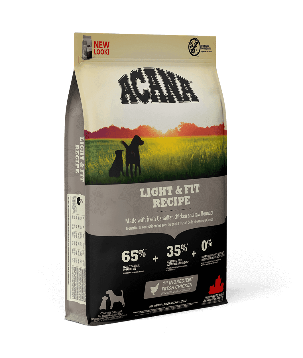 НА ВАГУ Сухий корм Acana Light & Fit Recipe беззерновий для собак
