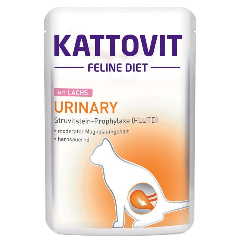 Вологий корм Kattovit Urinary з лососем для котів