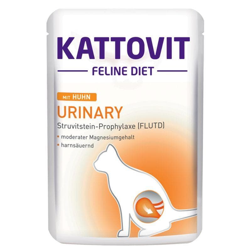 Вологий корм Kattovit Urinary з куркою для котів