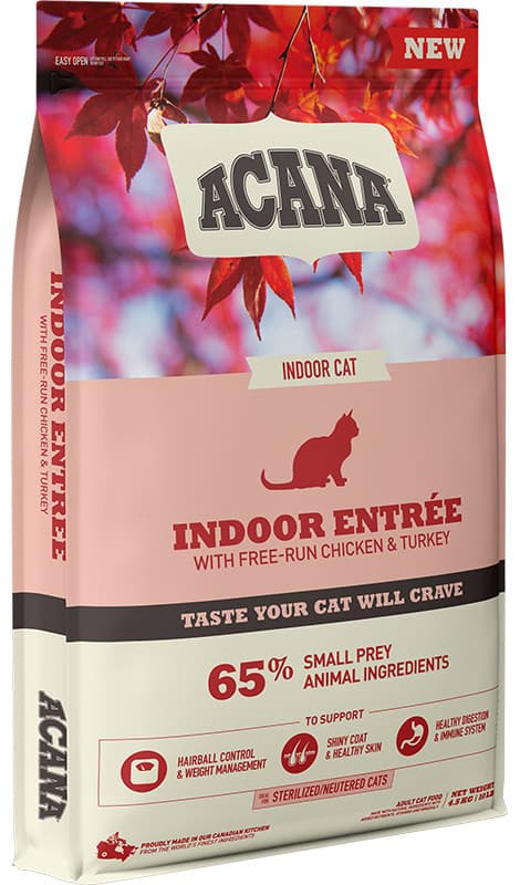 Сухий корм Acana Indoor Entree Cat для стерилізованих кішок та кастрованих котів