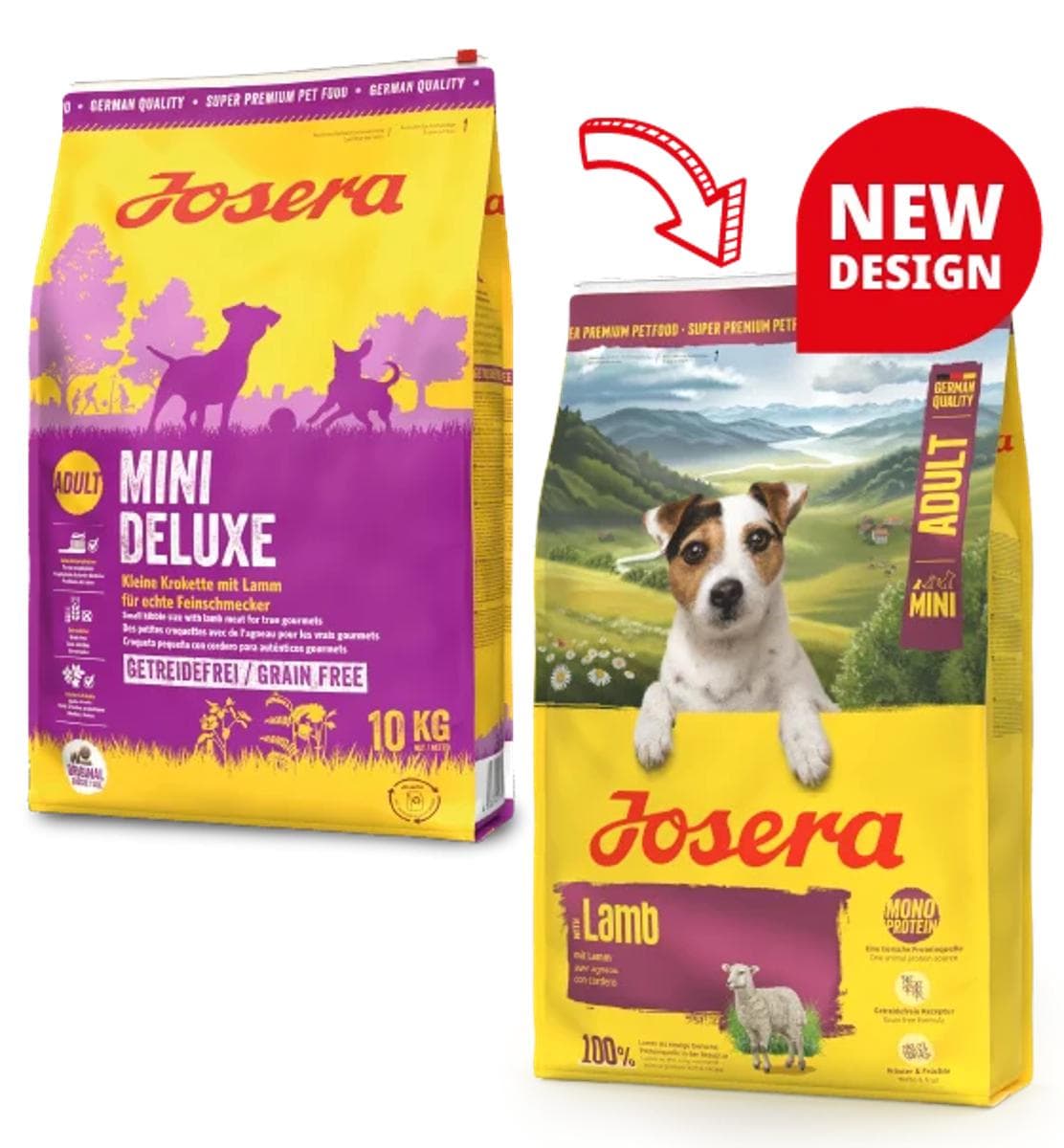 Сухий корм Josera with Lamb Mini Deluxe для малих порід собак