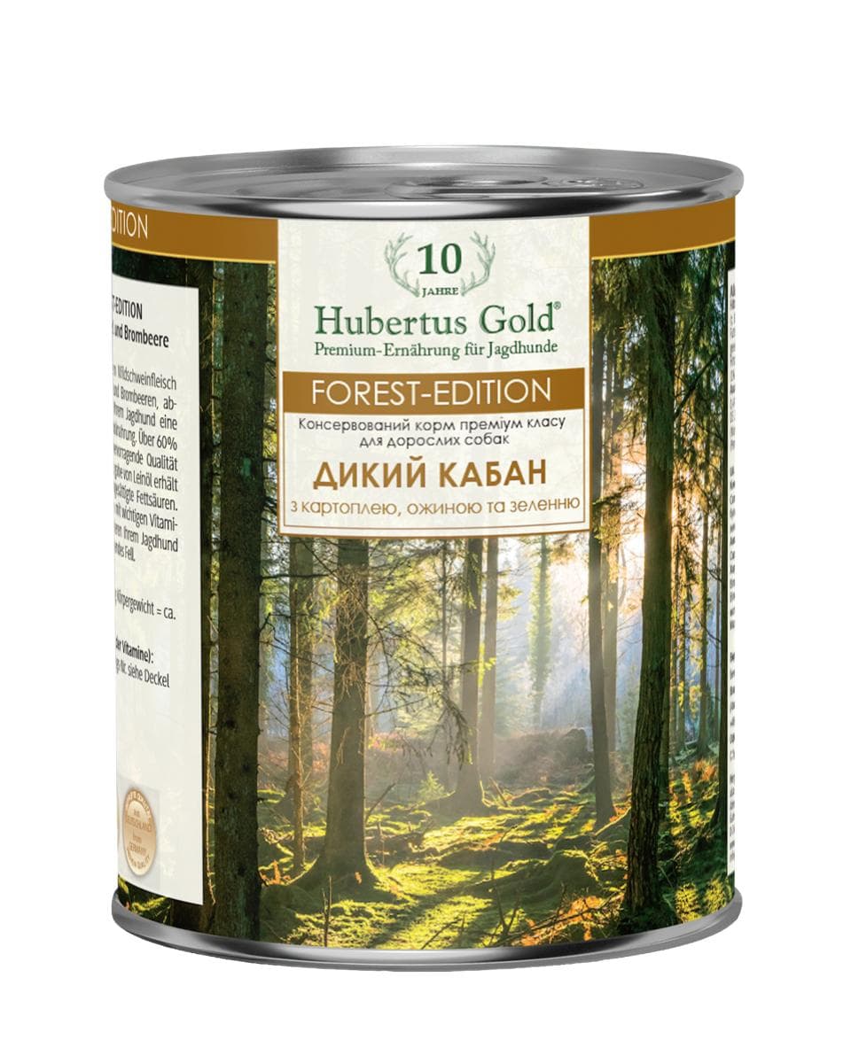 Вологий корм Hubertus Gold Premium дикий кабан для собак