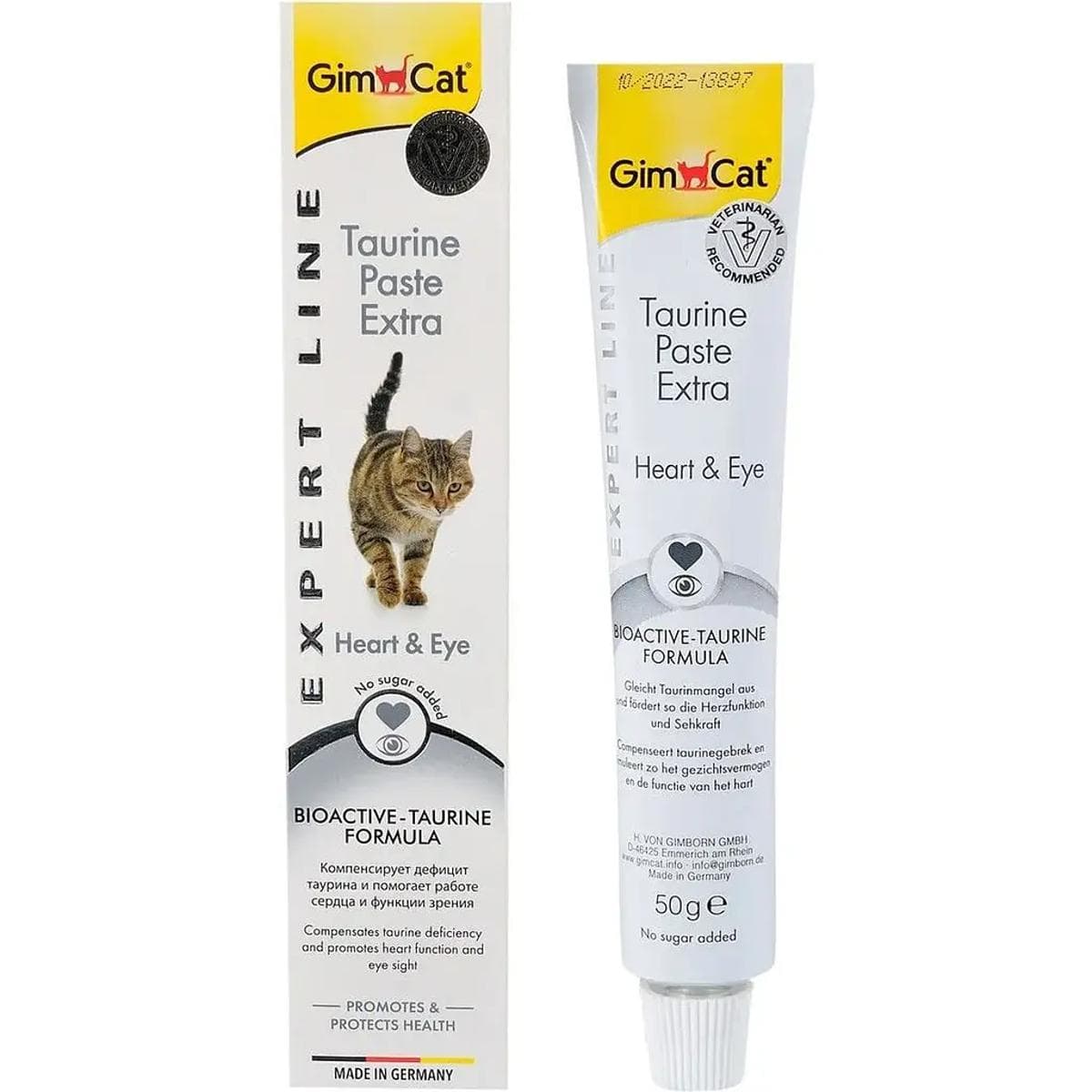 Паста GimCat Taurine Paste Extra для серця та очей для котів