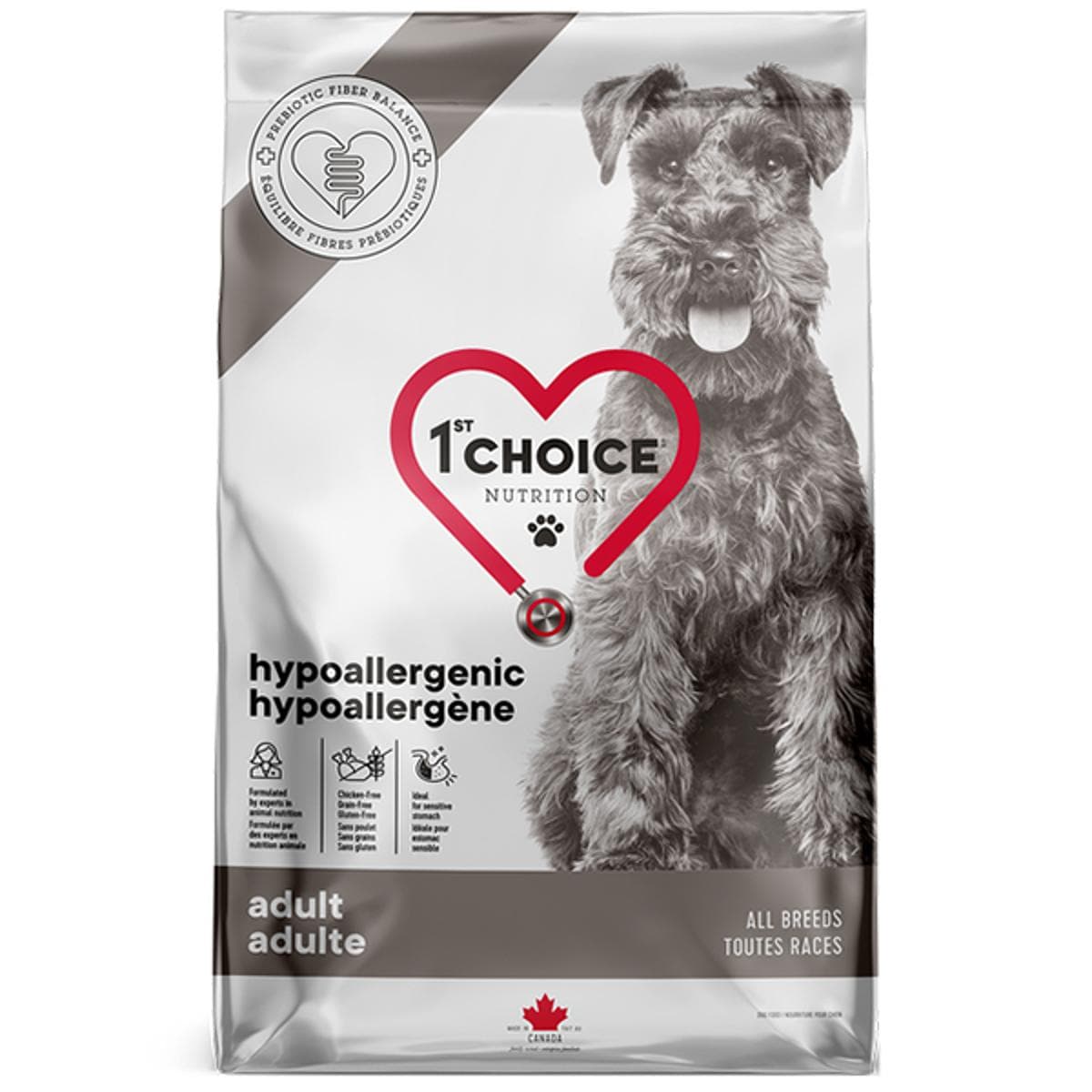 Сухий корм 1st Choice Adult Hypoallergenic дієтичний беззерновий з качкою для собак, 11 кг