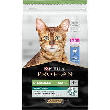 Сухой корм Purina Pro Plan Sterilised Rabbit с кроликом для стерилизованных кошек, 10 кг 2031 фото