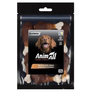 Лакомство AnimAll PLATINUM Organic голени с курицей для собак, 100 г 3140 фото