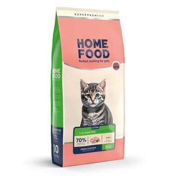 Сухий корм Home Food Fresh Chicken для кошенят, 10 кг 2493 фото