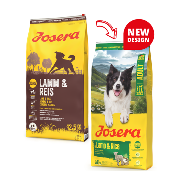 Сухий корм Josera Lamb and Rice з ягням та рисом для всіх дорослих собак, 12,5 кг 2820 фото
