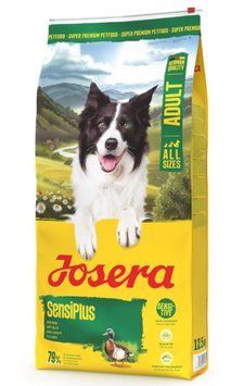 Сухой корм Josera SensiPlus Dog с уткой при чувствительном пищеварении для всех пород собак, 12,5 кг 3300 фото