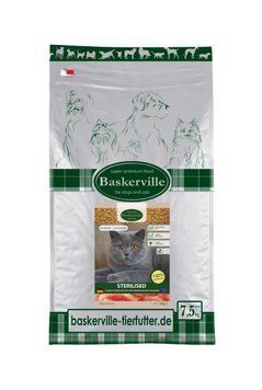 Сухий корм Baskerville Super Premium для стерилізованих котів, 7,5 кг 2899 фото