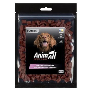 Лакомство AnimAll PLATINUM Organic мини соломка с уткой для собак, 200 г 3147 фото