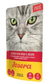 Паштет Josera Гуляш беззерновий з яловичини та курки для котів, 85 г 3304 фото