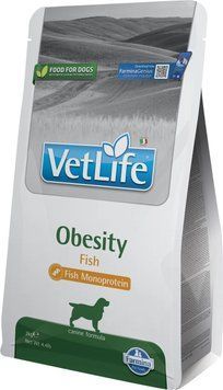 Сухий корм Farmina Vet Life Obesity Fish з рибою при надмірній вазі для собак, 2 кг 3015 фото