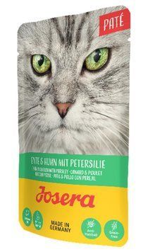 Паштет Josera беззерновий з качкою, куркою та петрушкою для котів, 85 г 3306 фото