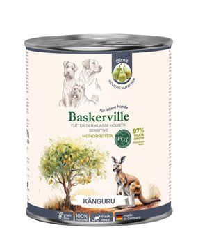 Влажный корм Baskerville Monoprotein холистик с кенгуру для чувствительного пищеварения и пожилых собак, 800 г 2887 фото