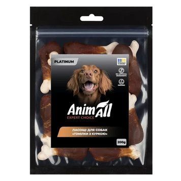 Лакомство AnimAll PLATINUM Organic голени с курицей для собак, 200 г 3153 фото