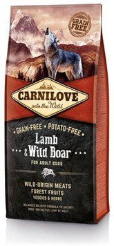 Сухий корм Carnilove Lamb & Wild Boar з м'ясом ягняти і дикого кабана для собак, 12 кг 2069 фото