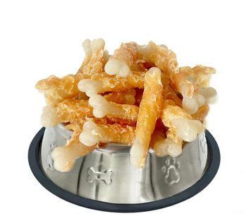 Лакомство Lucky Star кальциевая кость с куриным вяленым мясом для собак, 500 г 2602 фото