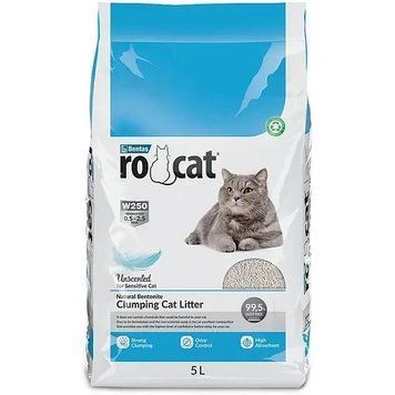 Бентонітовий наповнювач Ro cat класичний для котів, 5 л 2415 фото
