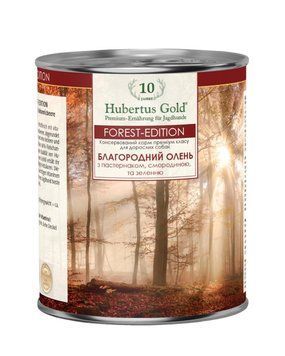 Вологий корм Hubertus Gold Premium благородний олень для собак, 800 г 2918 фото