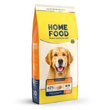 Сухой корм Home Food Maxi с индейкой и лососем для крупных пород собак, 10 кг 2471 фото