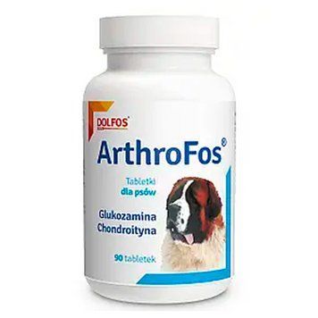 Добавка Dolfos ArthroFos витаминно-минеральный комплекс с хондроитином и глюкозамином для собак, 90 таблеток 1575 фото