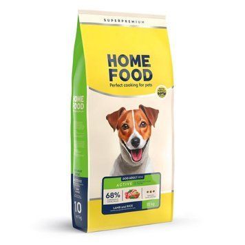 Сухой корм Home Food Mini с ягненком и рисом для активных малых пород собак, 10 кг 2473 фото
